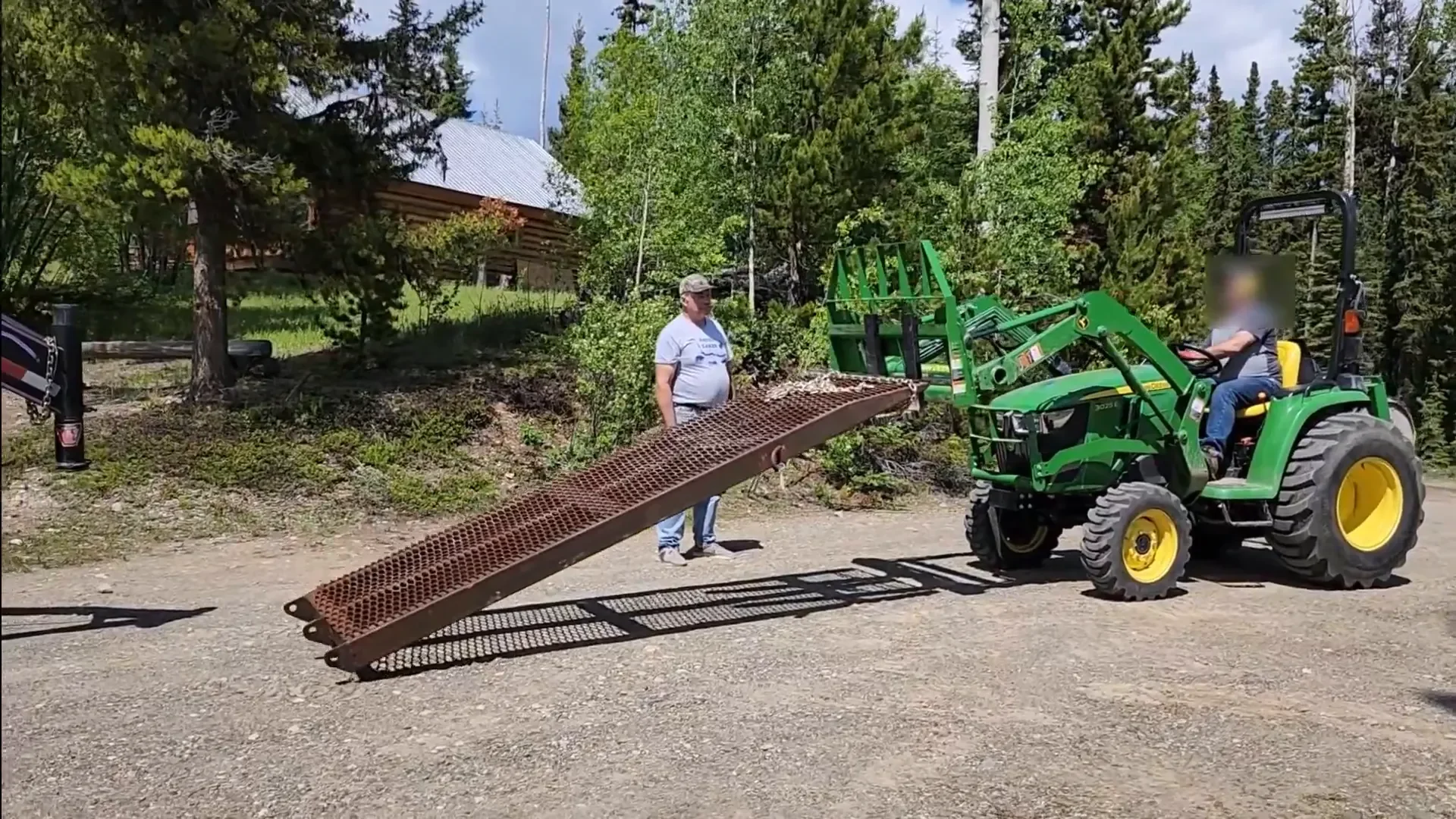 Trying to install ramps on the barge