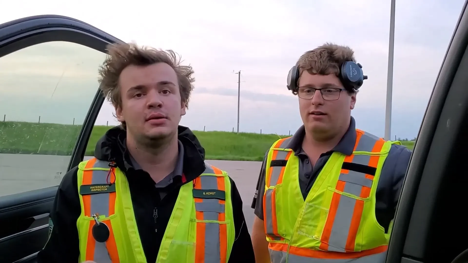 We Received a Private Watercraft Inspection Order! - S1 Ep9 3 Inspector explaining zebra mussels