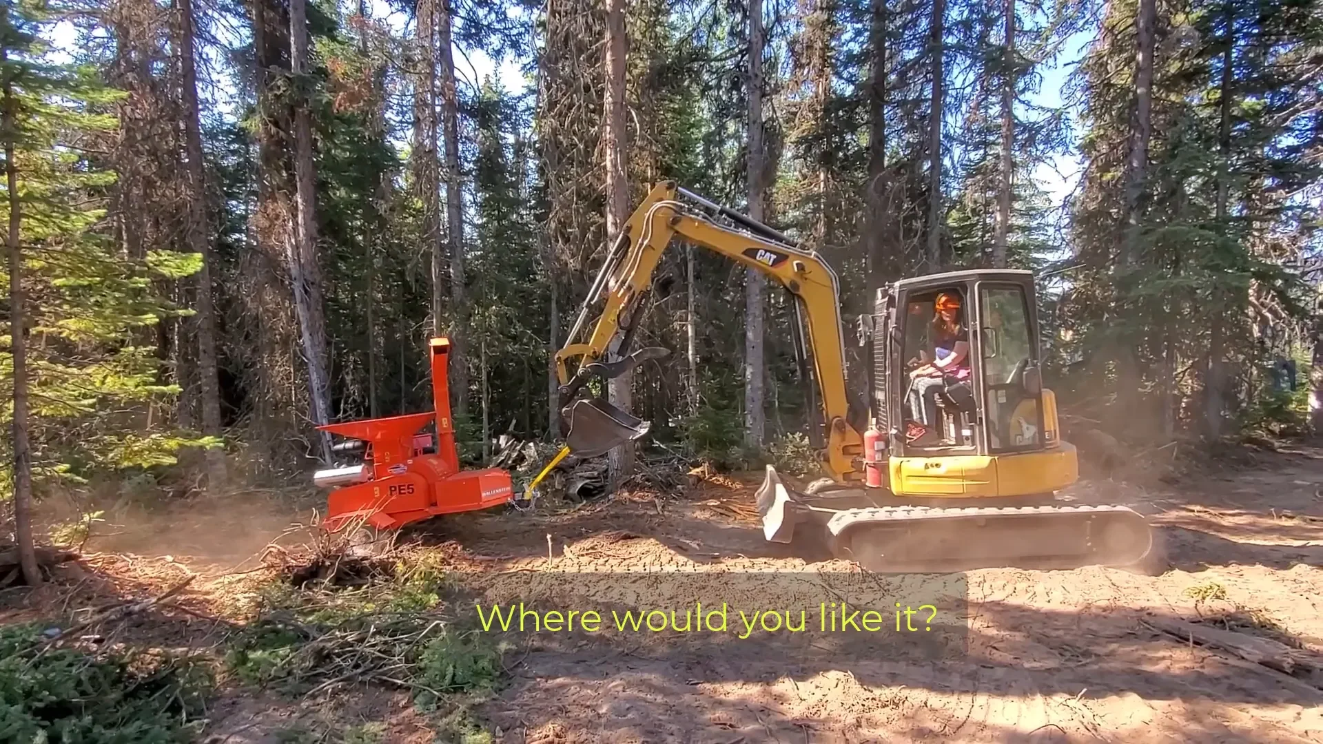 Can this woman operate heavy equipment s1 ep24 8 - my wild holm - off grid wilderness living on a private island
