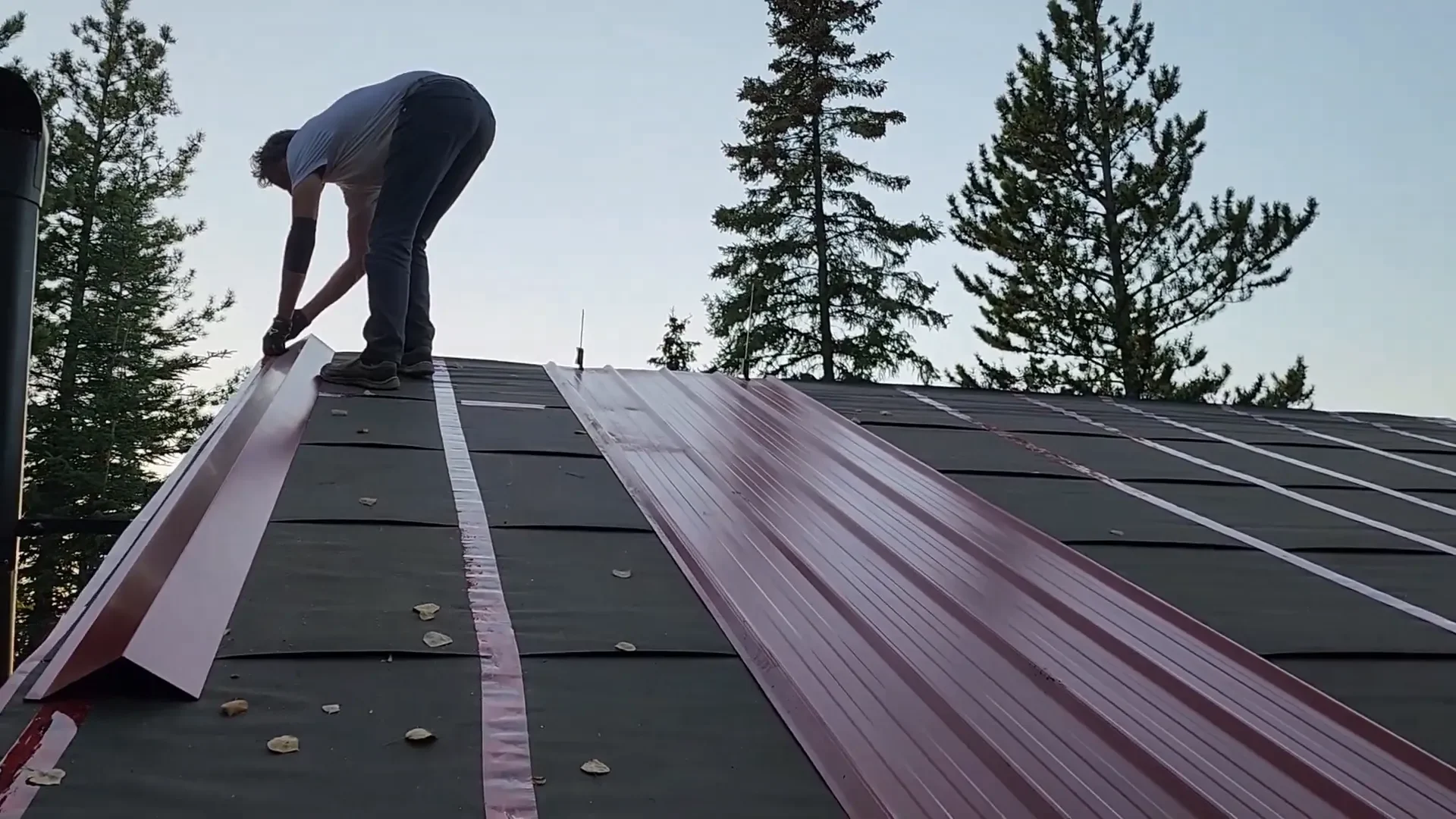 We Put a Tin Roof on Our Tiny Cabin | S1 Ep30 1 Tin roof on tiny cabin