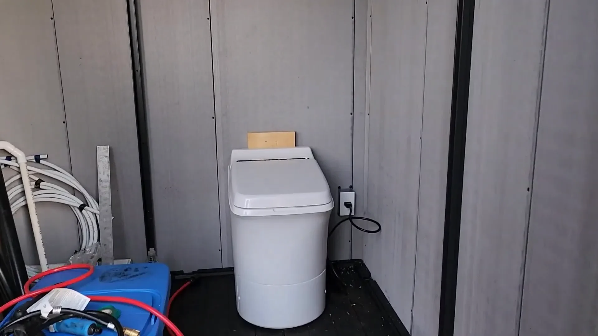 Incinerator toilet - our plan for the bird bath
