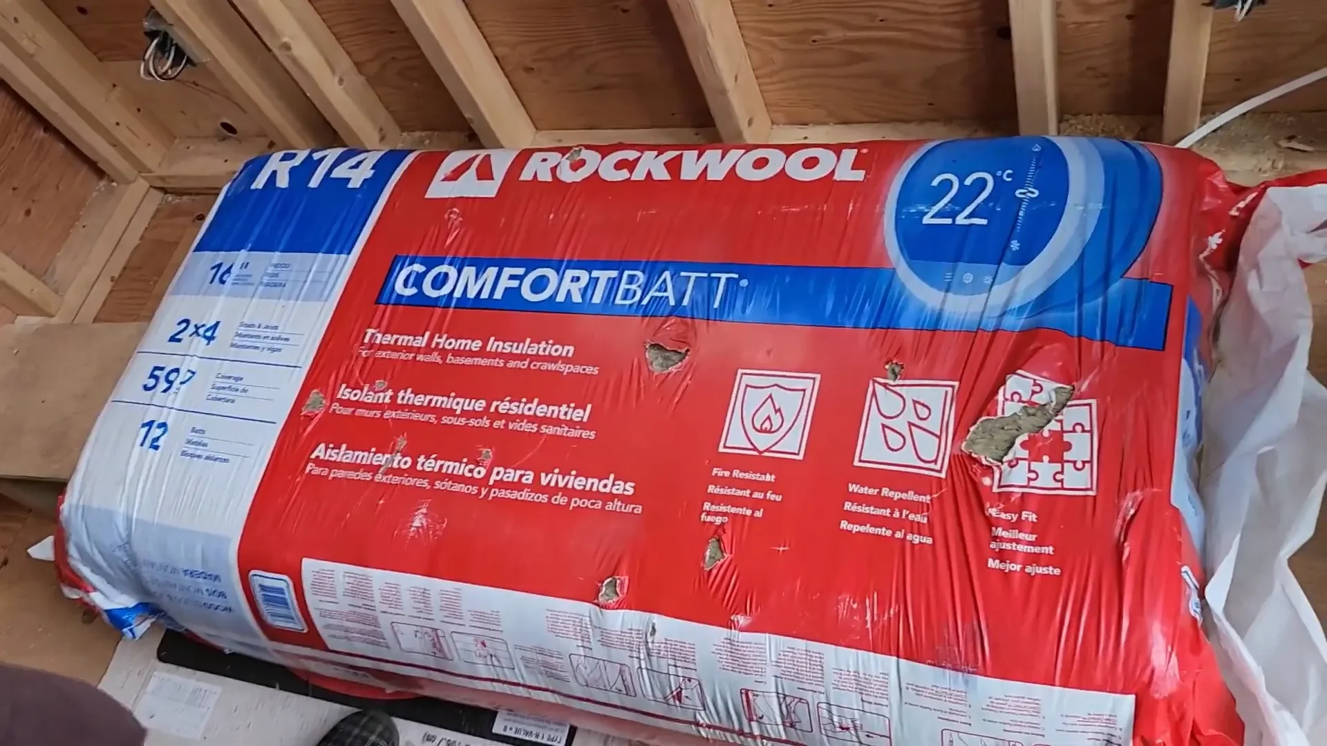 Wiring lake cabin private island - so what is rockwool, anyway?