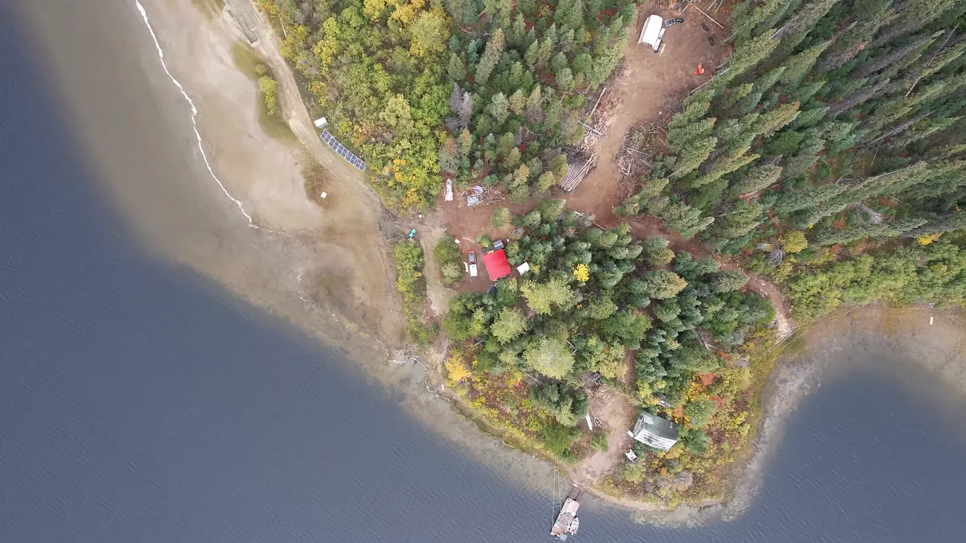 View of the homestead and cabin site