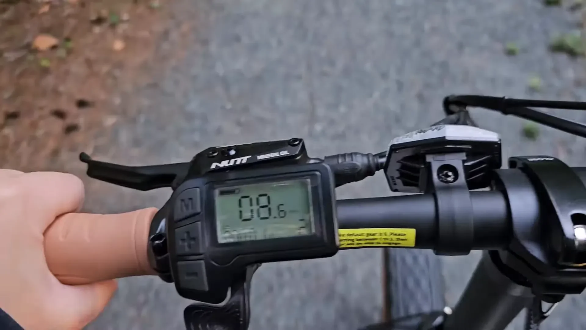 Riding the gotrax f5 in the woods