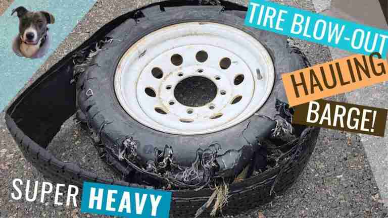 Dangerous blown tire road trip - my wild holm - off grid wilderness living on a private island