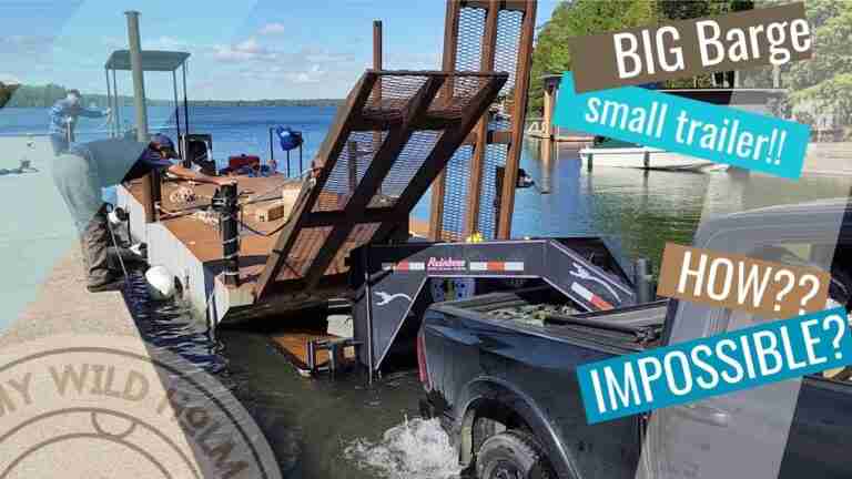 Diy barge transport challenge - my wild holm - off grid wilderness living on a private island