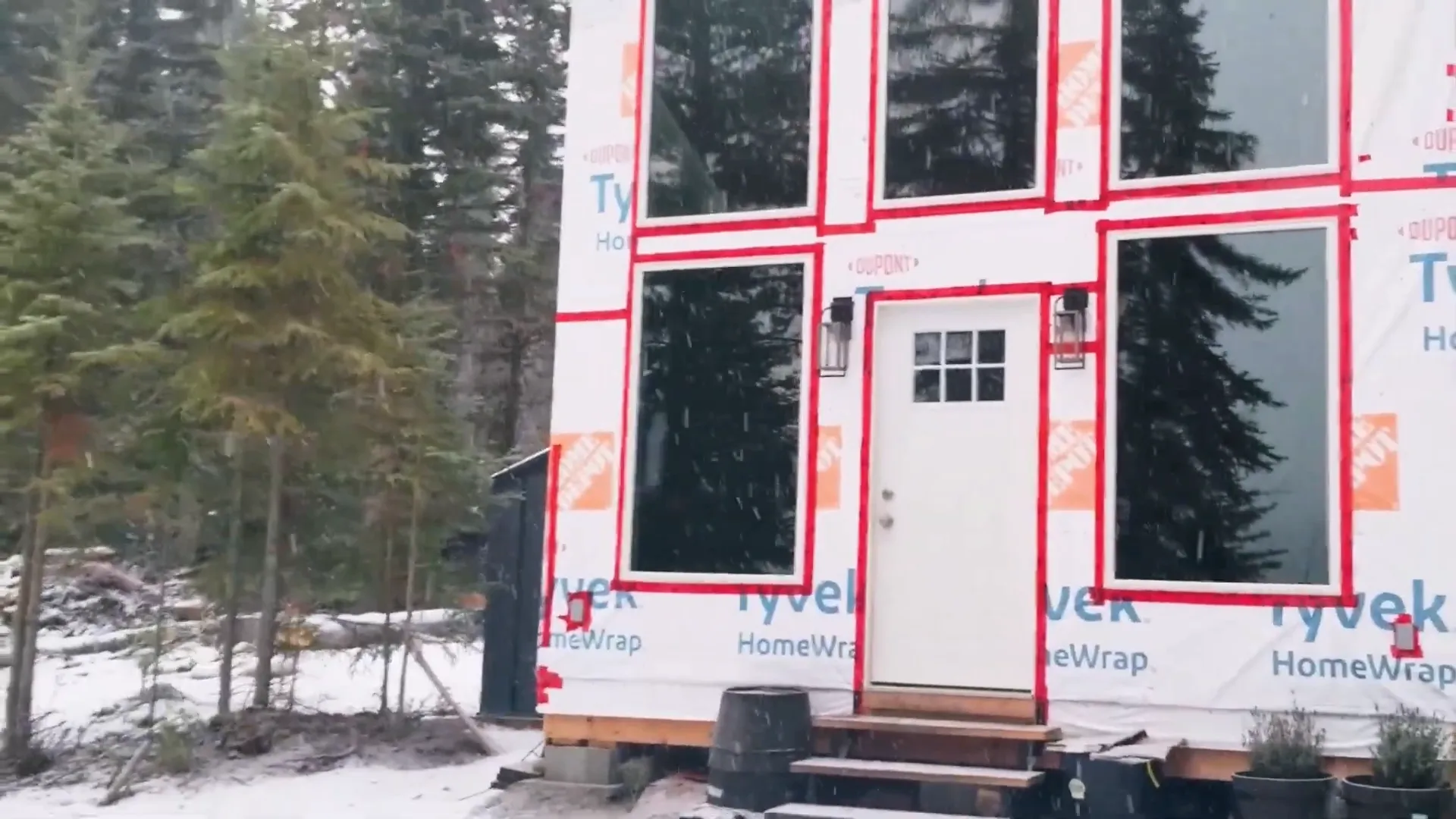 Saying goodbye to the cabin, trusting our solar batteries will be okay
