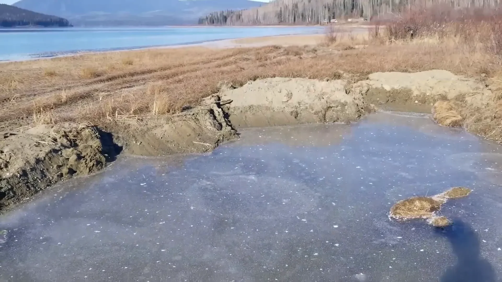 Off Grid Life: Racing Against Winter to Leave Our Remote Island Before Freeze-Up - S2 Ep49 3 Off grid life: let's build a hockey rink!