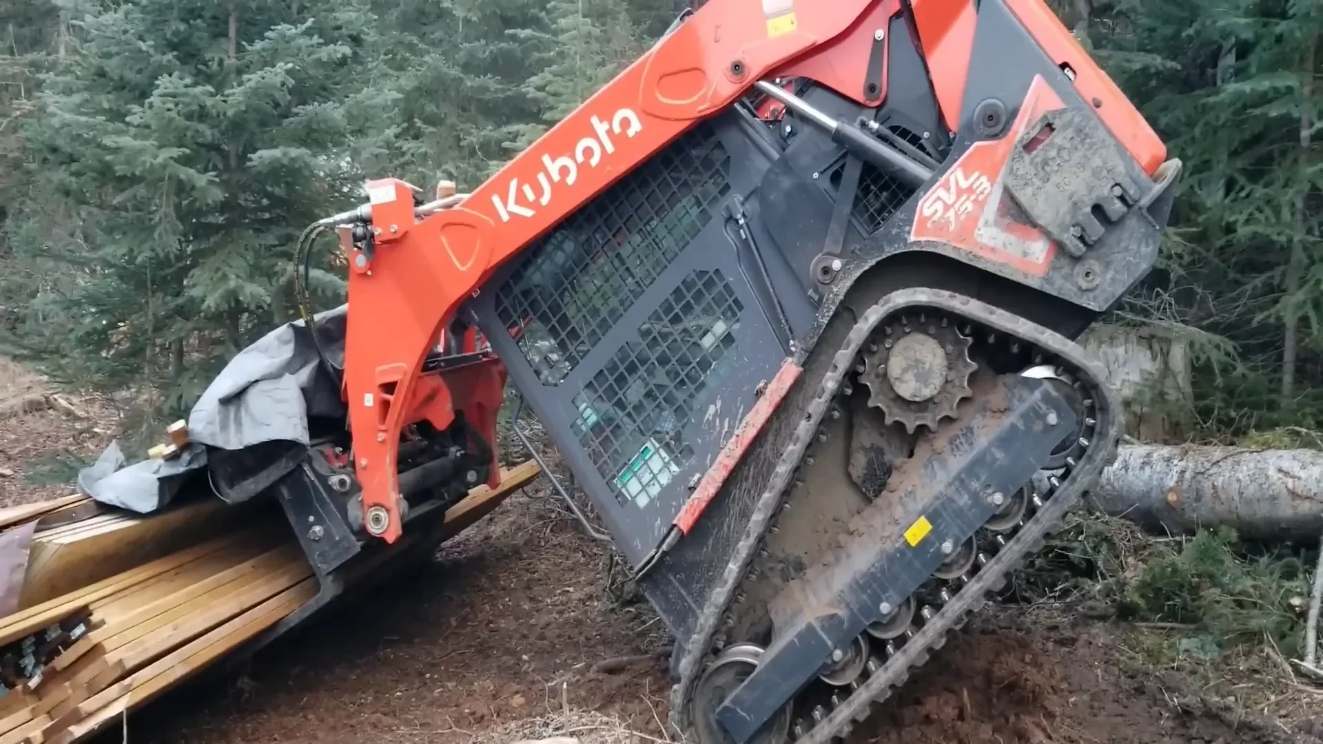 Off Grid Life: Racing Against Winter to Leave Our Remote Island Before Freeze-Up - S2 Ep49 4 Off grid life: unexpected trouble with the kubota