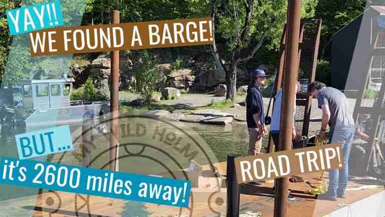 Video thumb cross canada road trip to buy lake barge - my wild holm - off grid wilderness living on a private island