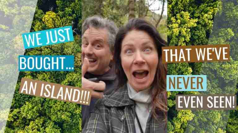 Why we bought an off grid island - my wild holm - off grid wilderness living on a private island