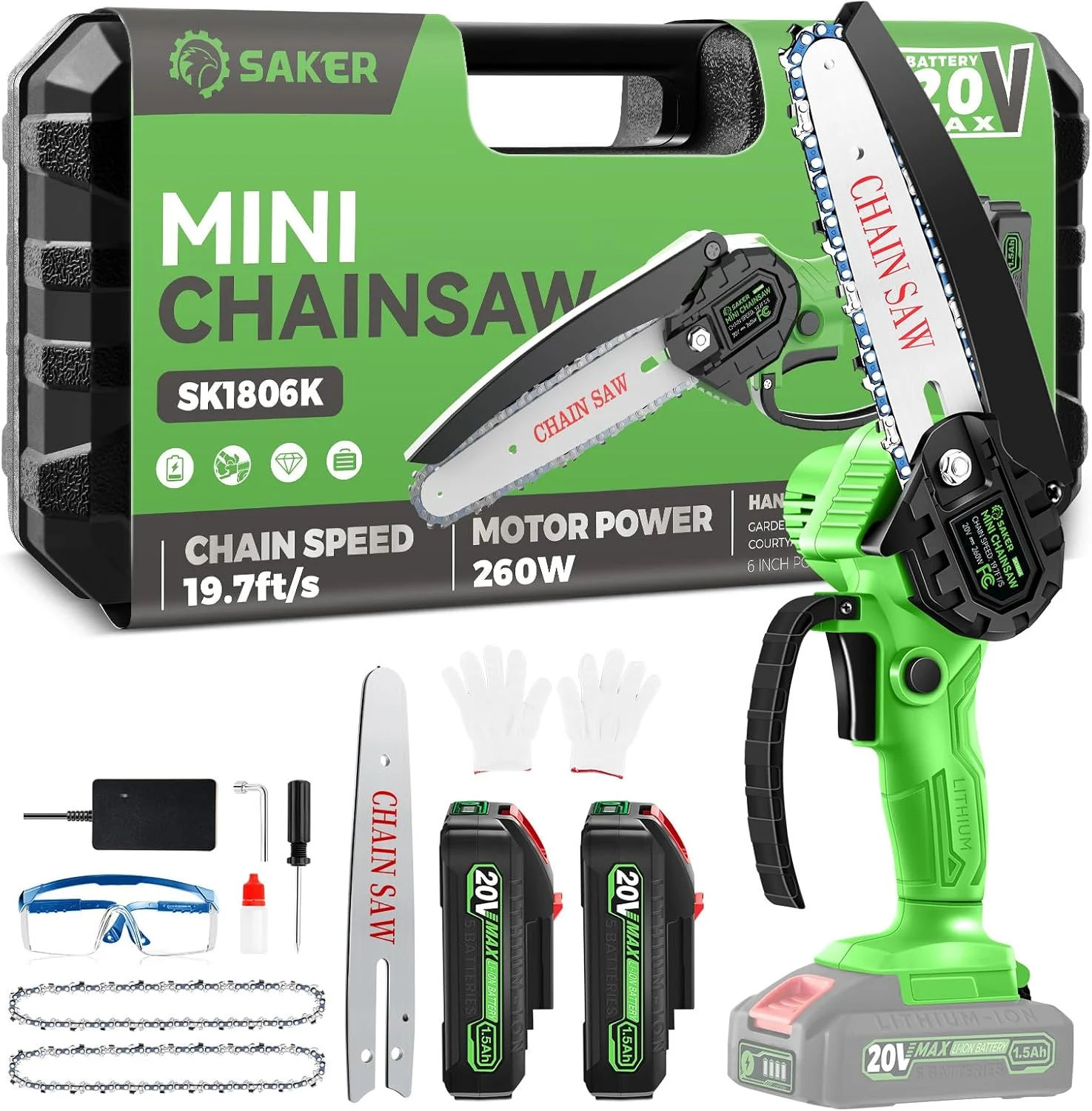 Favorite things 6″ saker mini chainsaw - my wild holm - off grid wilderness living on a private island