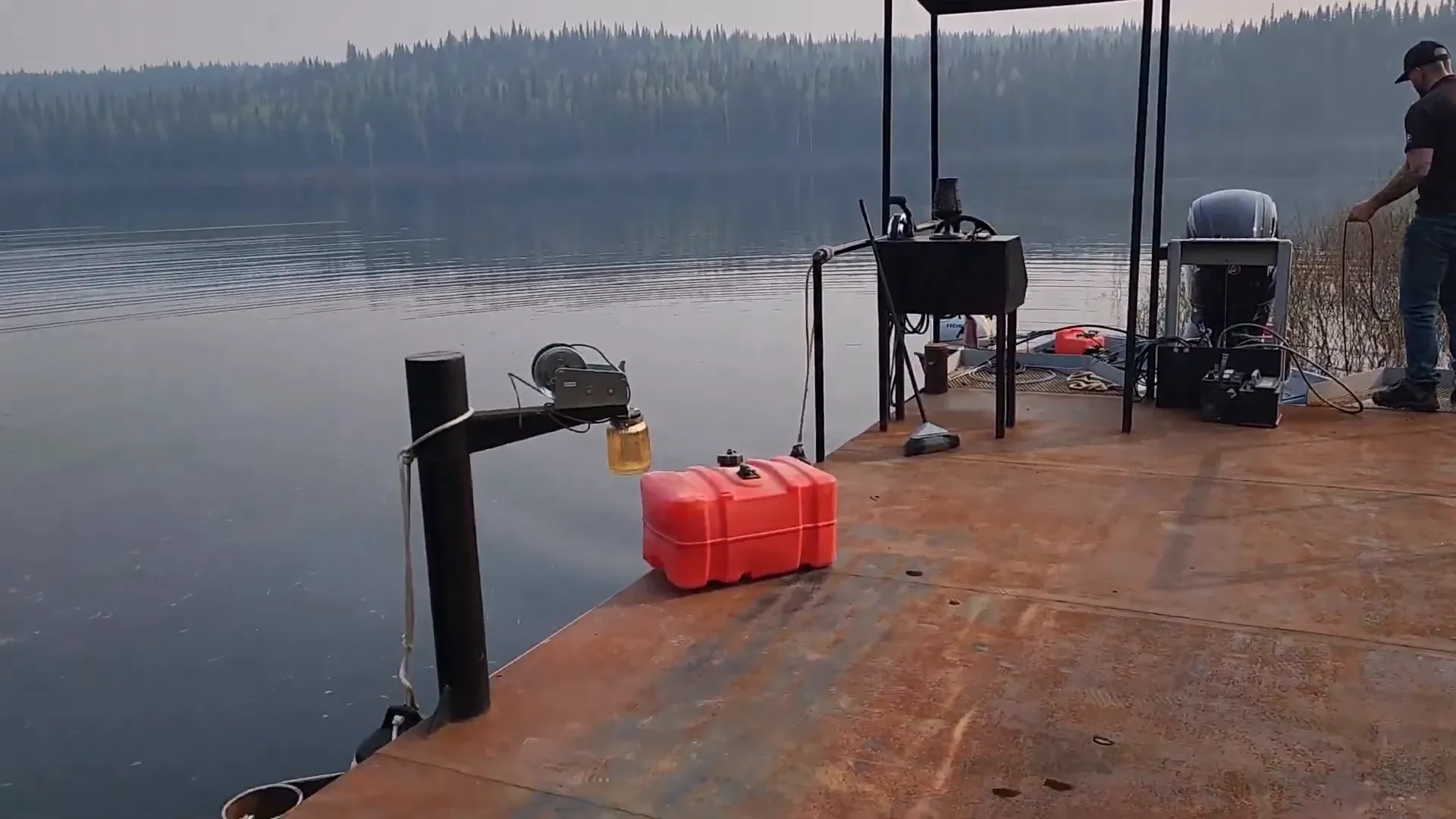 Our homestead island - did the barge survive the winter?