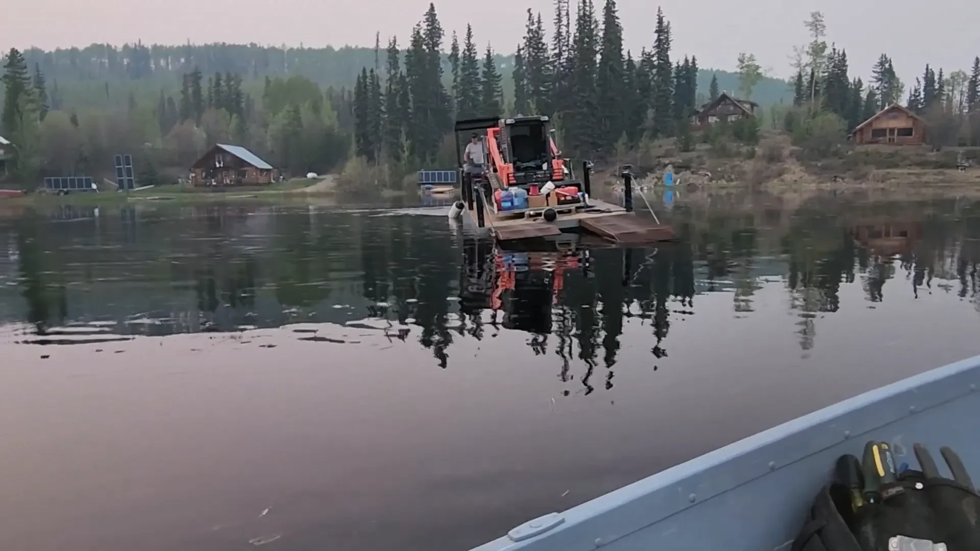 Our homestead island - sketchiest barge ride ever