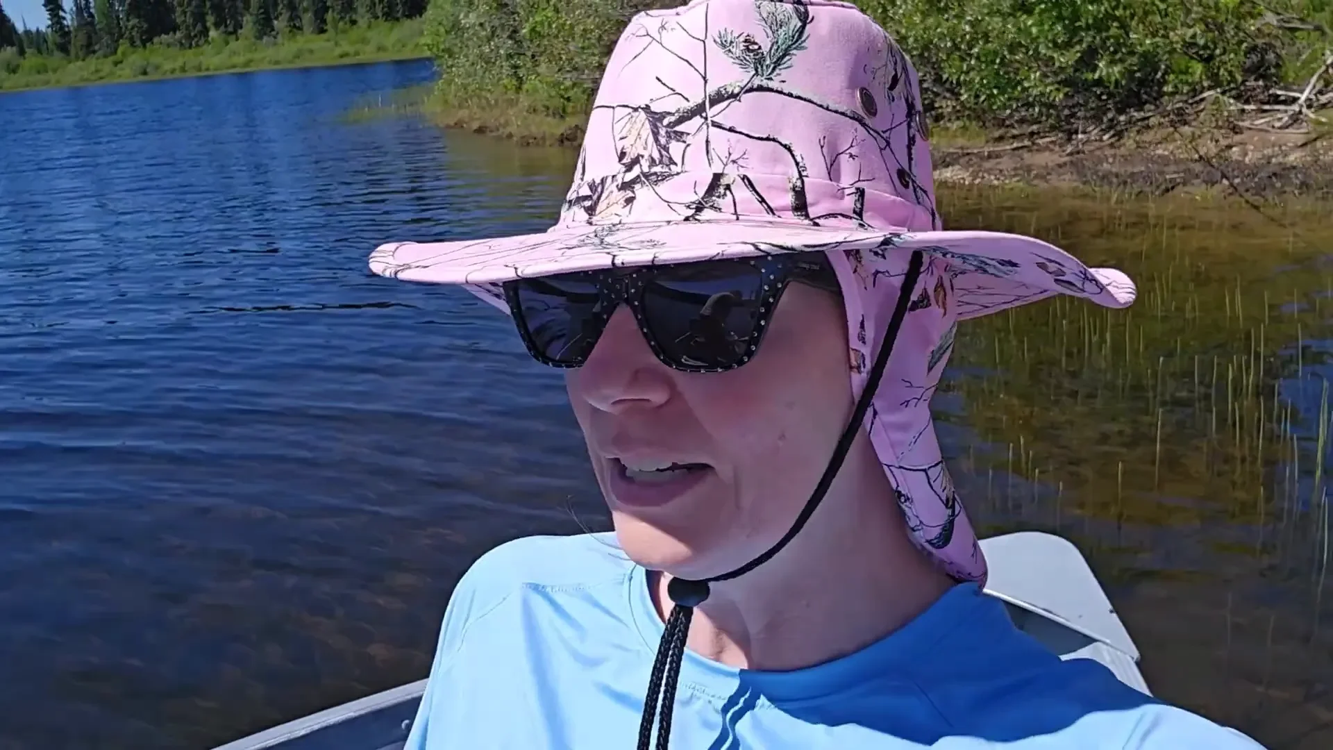 Amazing superfood - boat ride to check on saskatoons.