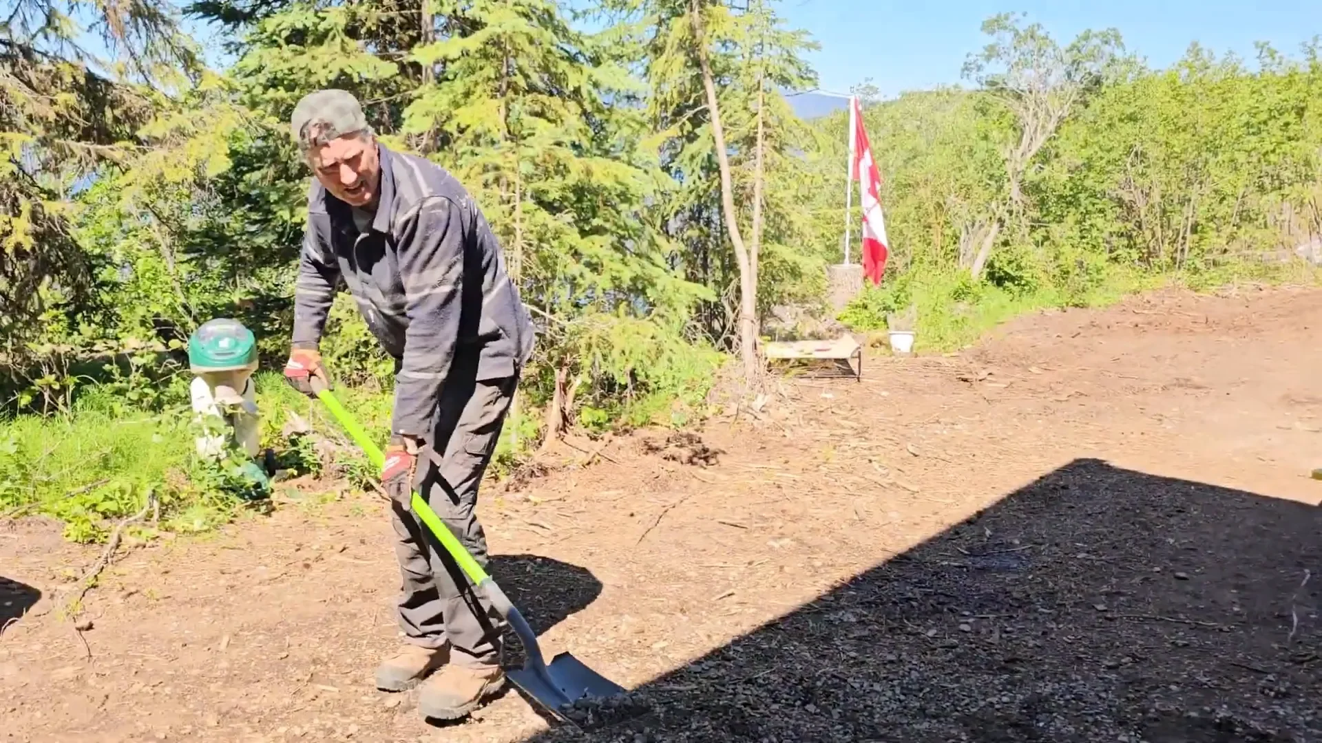 Drone tour private island - prepping the site