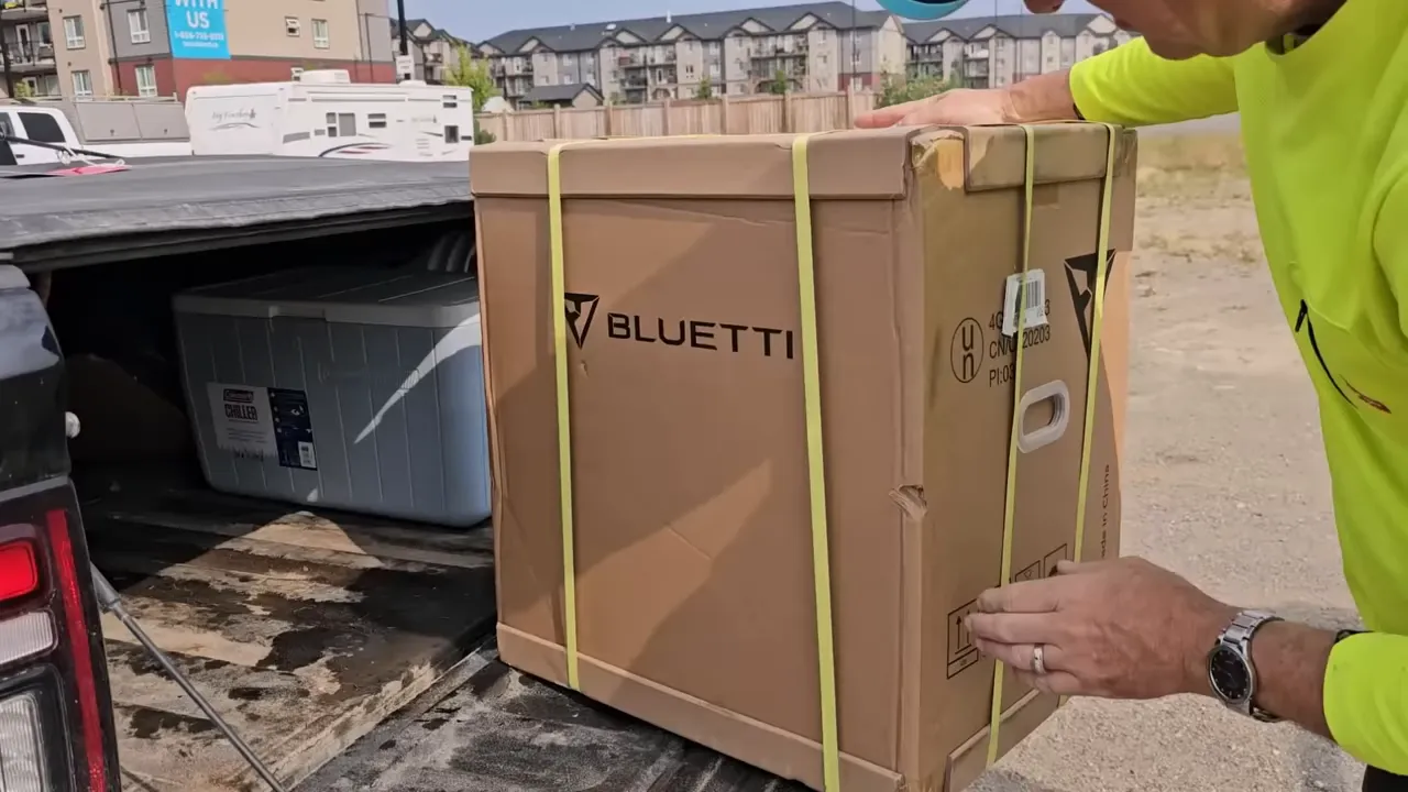 Off grid life: how we built our safe water system on our remote island - bluetti ac200l pickup at sunset