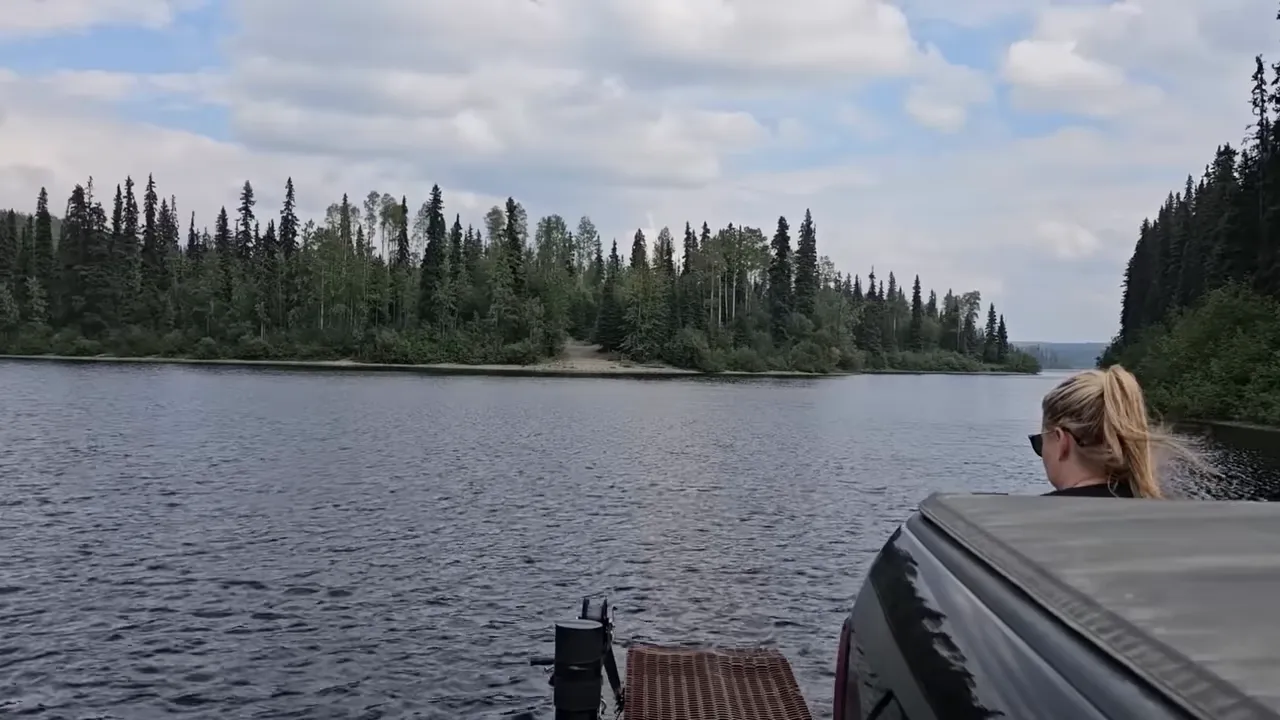 Black Bear Encounter on Our Remote Island – Our Dog Chases a Huge Bear Up a Tree! – My Wild Holm S3 Ep26 5 We thought our remote wilderness island was bear-free. We were wrong! - road trip to pick up our son with barge in the background