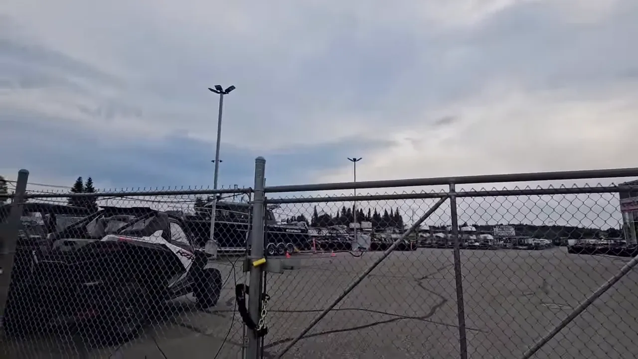 Welding the anchor for a huge solar tracker - browsing boats at a dealership