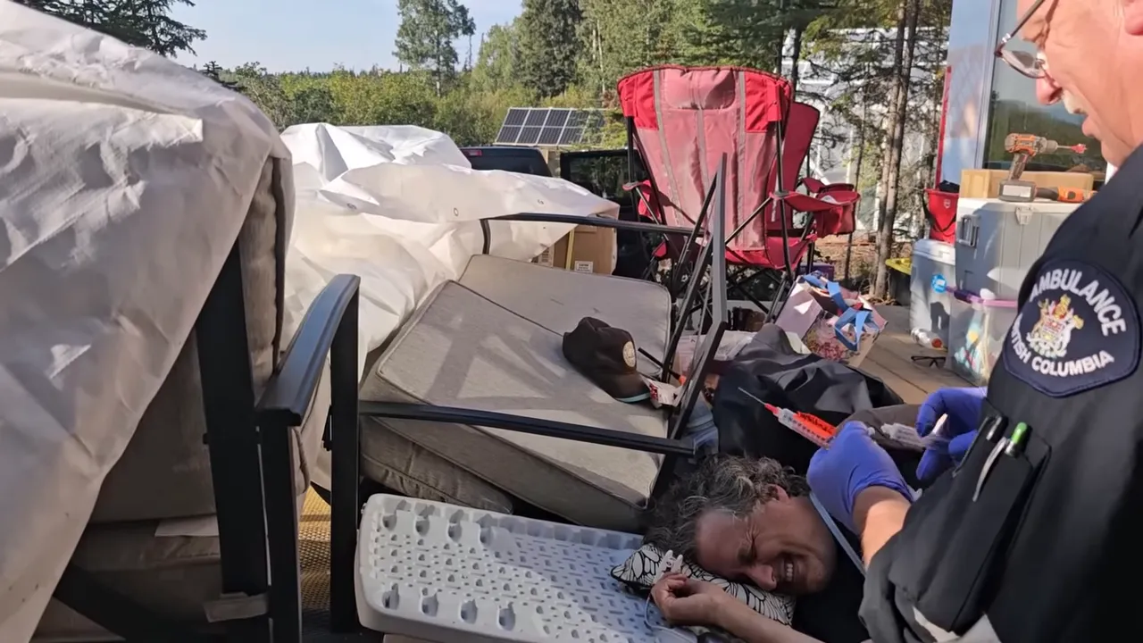 8 broken bones – helicopter rescue on our off-grid island – my wild holm s3 ep31 - bent loveseat with broken legs that reduced the impact