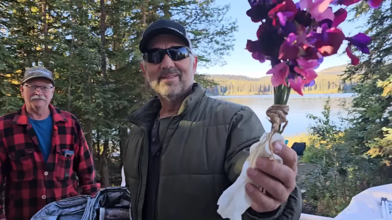Off Grid Island Life After the Accident: Bonfire Cleanup, Winter-Proofing Solar –My Wild Holm S3Ep33 4 Off grid island life after the accident - kerry and chris arriving to help with supplies and gifts