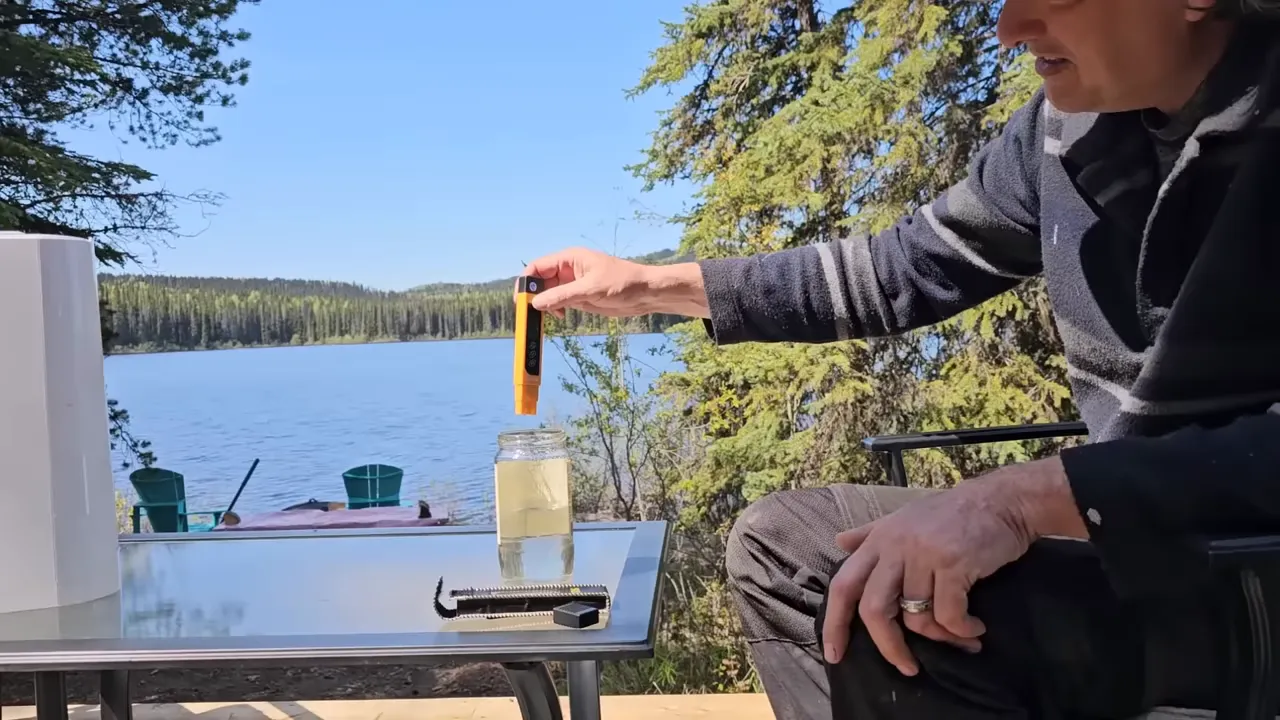 Off grid life: we bought an island in canada – 3 years later, here’s what we built! | s4 ep6 - testing filtered tap water with tds meter